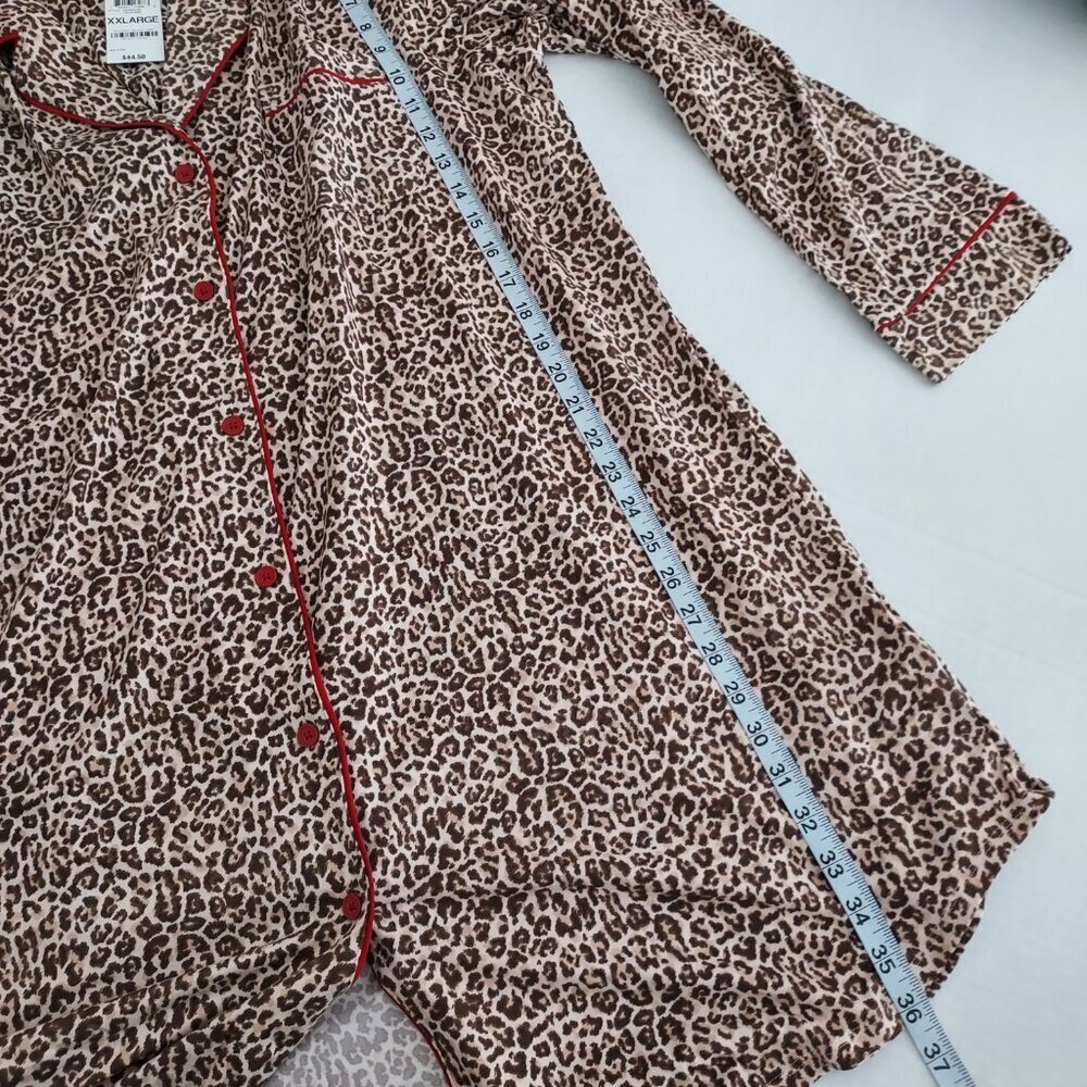 Charter Club Leopard Print Sleepshirt Size XXL - Picture 5 of 8